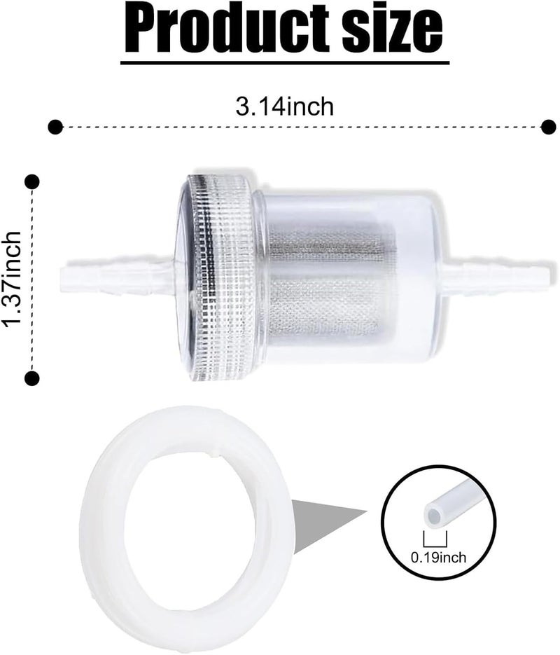 ijuicy Fuel Tank Hose Clip Kit, Fuel Pipe Hose Clip Filter Kit Replacement Part OEM: 1320399A/35320A, Compatible with Webasto Eberspacher Heater (16.4 ft) - Image 2